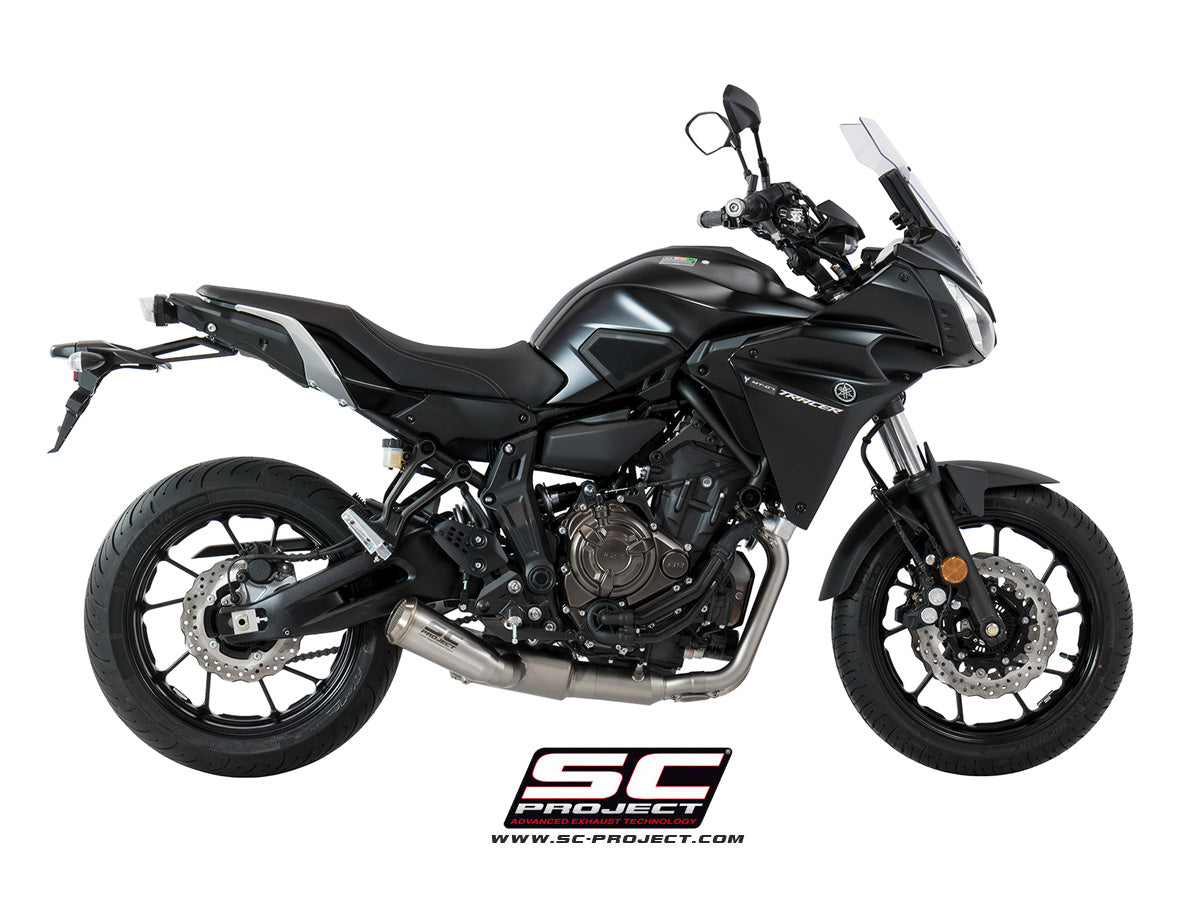 Ligne complète SC-Project Conico 70s 2-1 Yamaha Tracer 700 2016-20 Euro4 (inox) homologuée