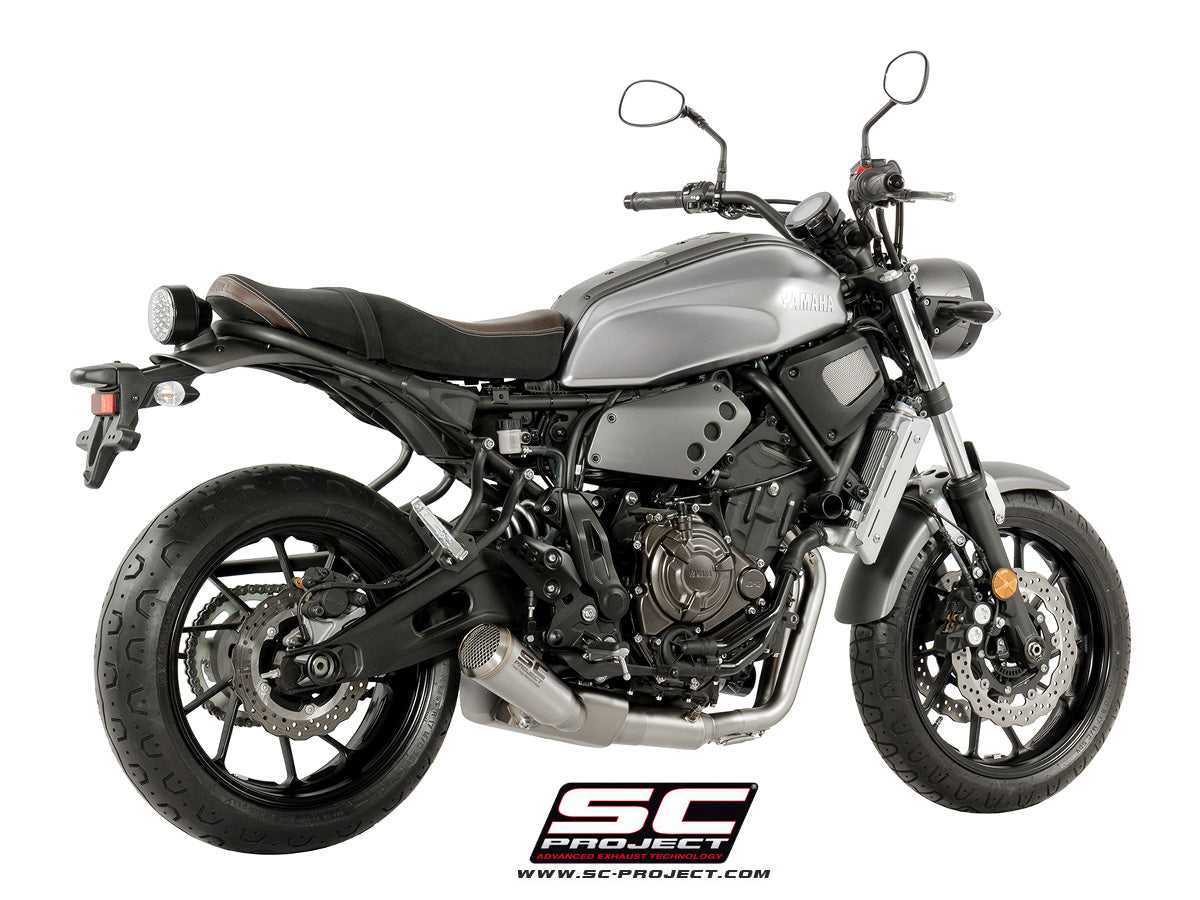 Ligne complète SC-Project Conico 70s 2-1 Yamaha MT-07 2017-20 (inox) homologuée