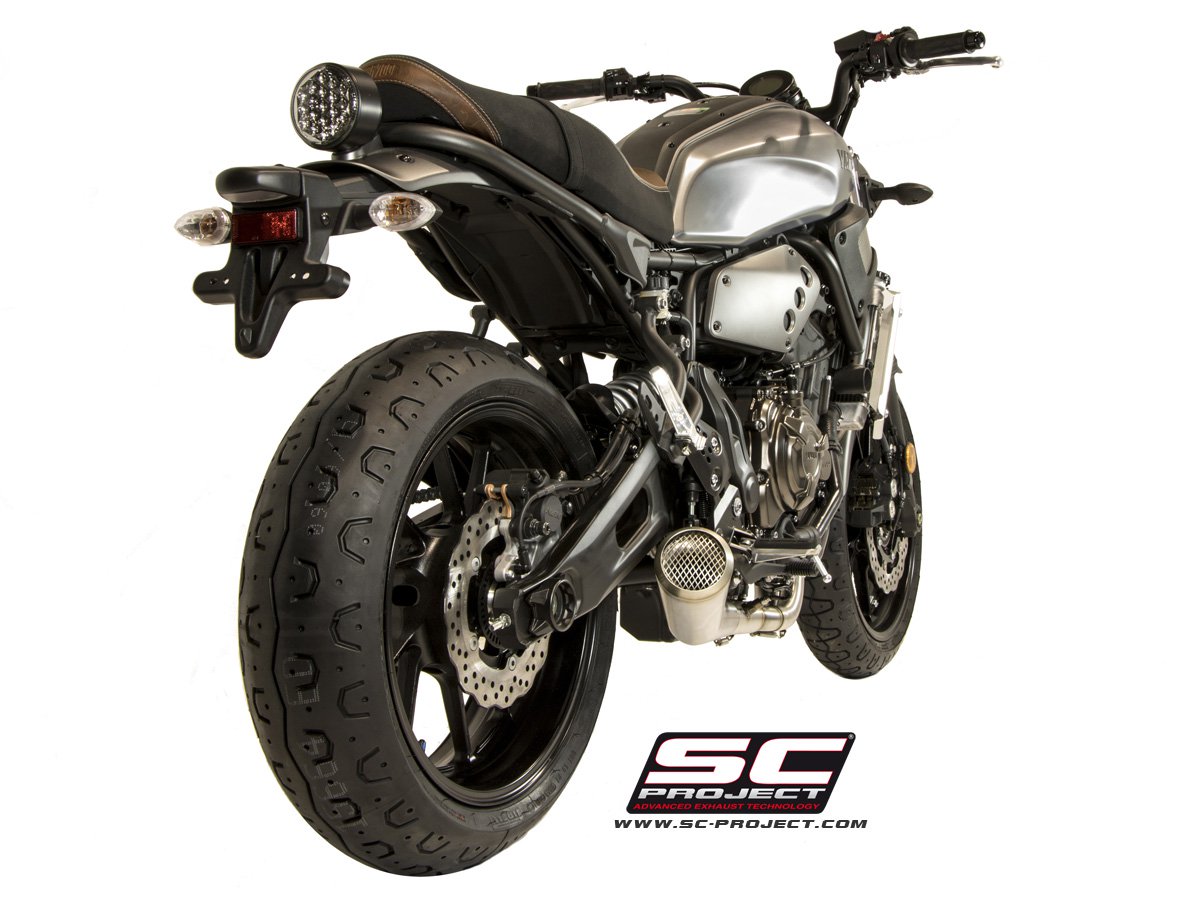 Ligne complète SC-Project Conico 70s 2-1 Yamaha MT-07 2013-16 (inox) homologuée