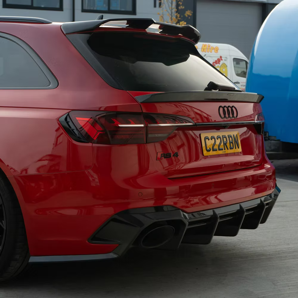 DIFFUSEUR CARBONE CT, AUDI RS4 B9 & B9.5 - CT DESIGN