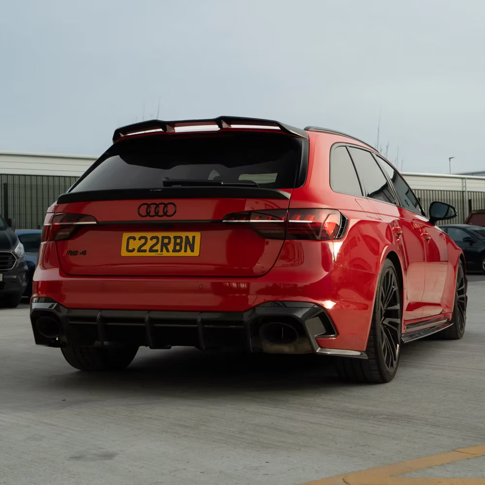 DIFFUSEUR CARBONE CT, AUDI RS4 B9 & B9.5 - CT DESIGN