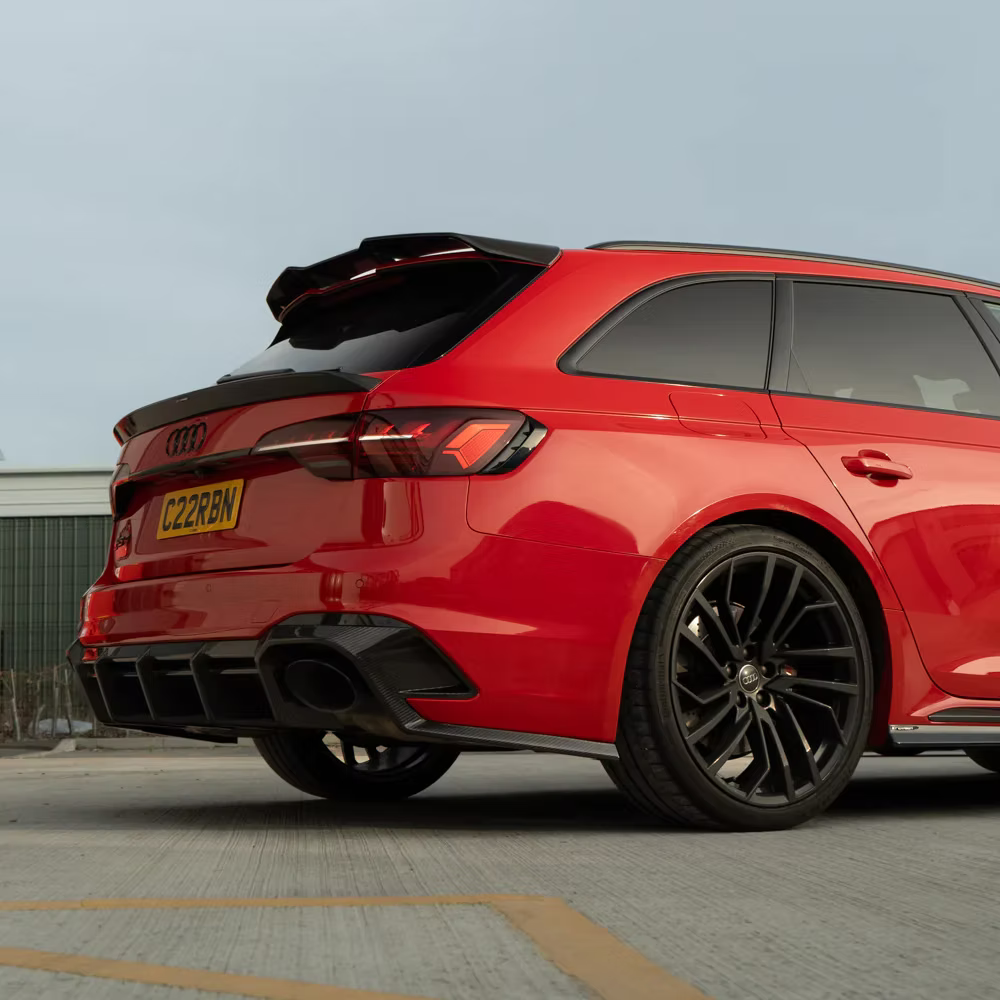 DIFFUSEUR CARBONE CT, AUDI RS4 B9 & B9.5 - CT DESIGN