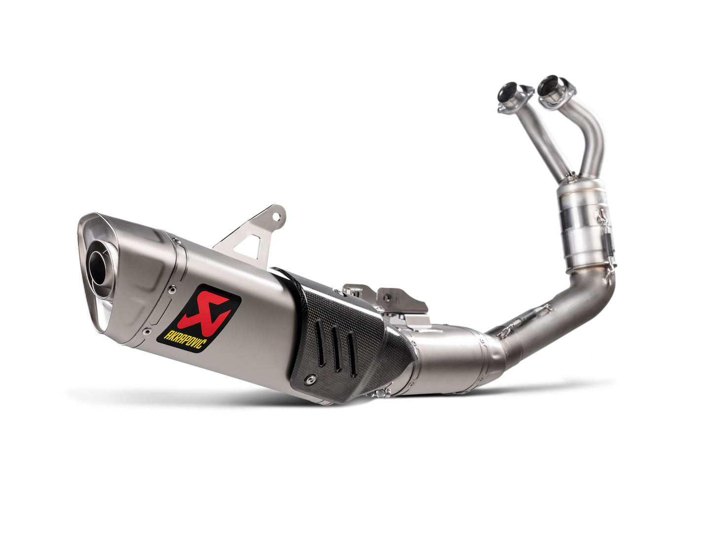 Ligne complète Akrapovič Racing Line 2-1 Yamaha R7 2022-24 (inox/titane)