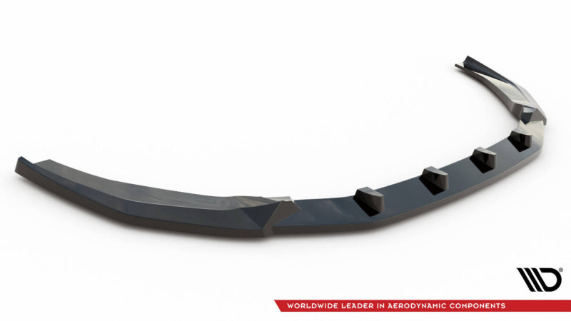 LAME DE PARE-CHOC AVANT MAXTON DESIGN V2, AUDI RS4 B9 2019+
