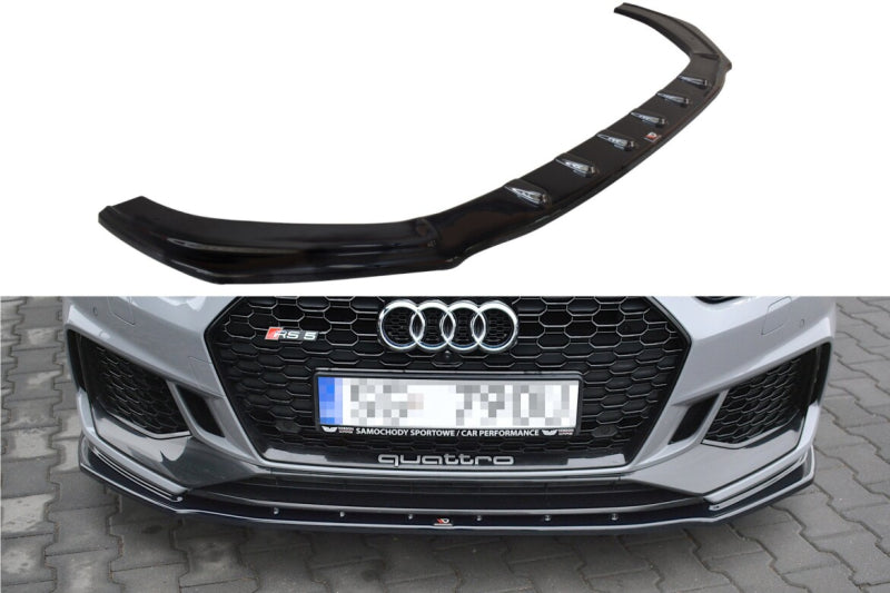 LAME DE PARE-CHOC AVANT MAXTON DESIGN V1, AUDI RS5 2017-2019