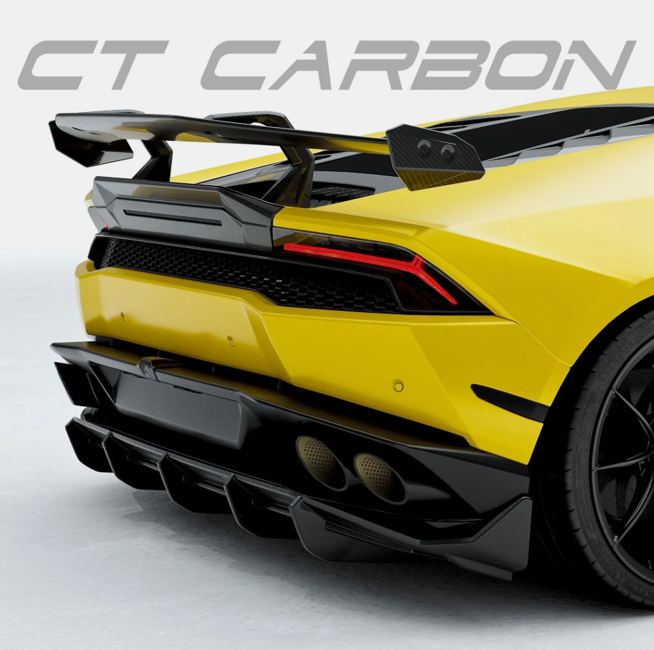 Lamborghini Huracan LP 610 - Diffuseur carbone, CT DESIGN