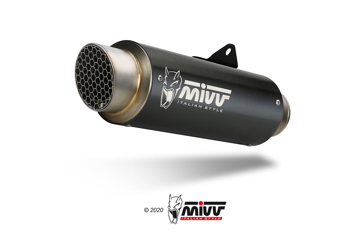 Ligne complète MIVV GP Pro 4-1 Honda CBR 650 R 2019-23 (inox noir mat) homologuée