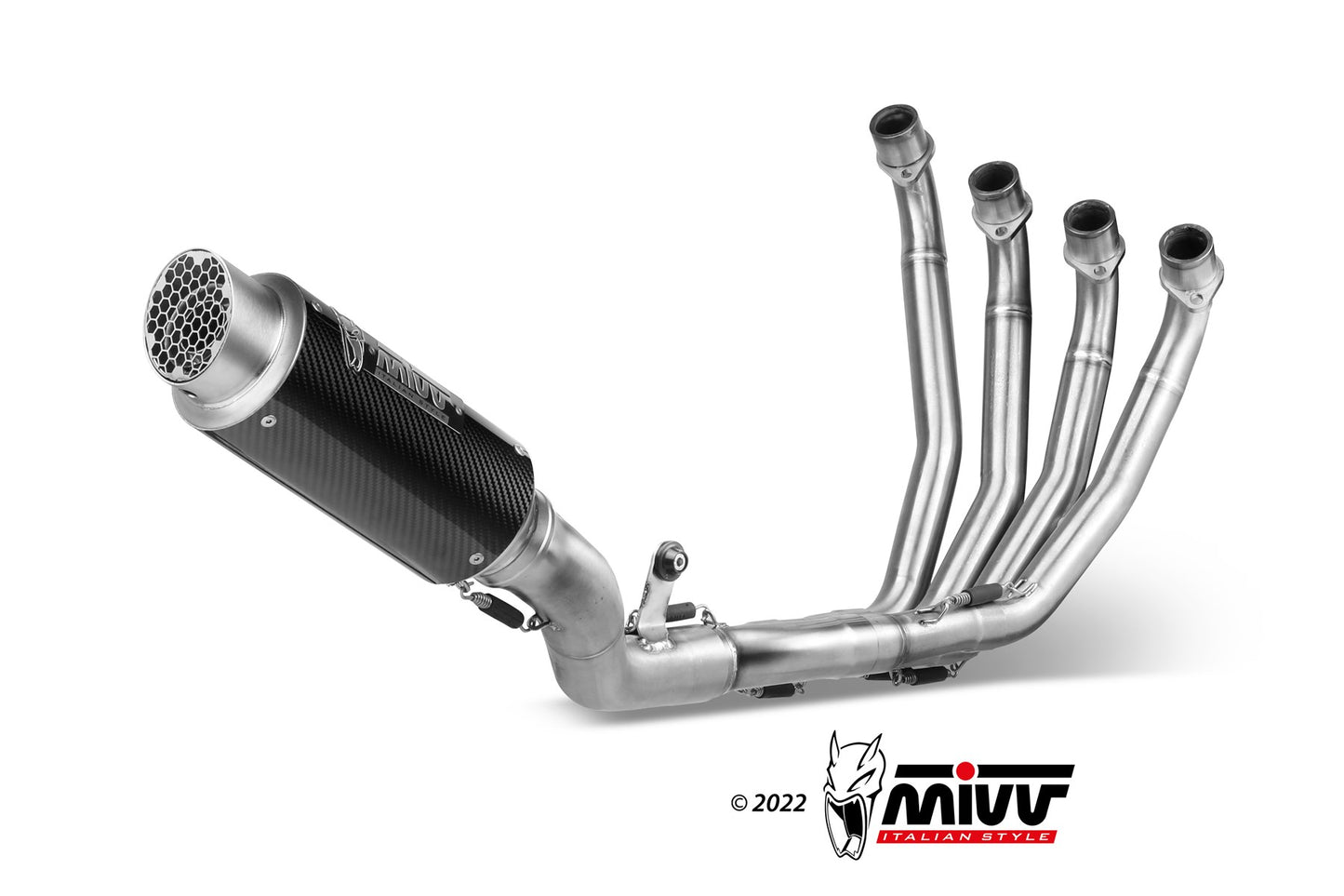 Ligne complète MIVV GP Pro 4-1 Honda CBR 650 R 2019-23 (inox/carbone) homologuée