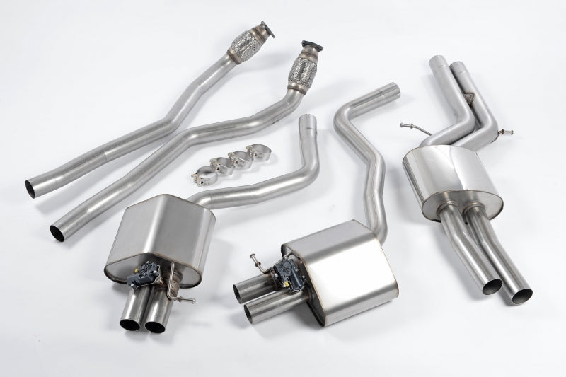 Audi RS7 C7 - LIGNE DUPLEX APRÈS CATALYSEUR Ø 70MM MILLTEK, 2013+