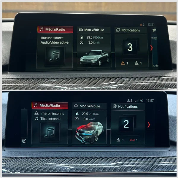 Graphiques de véhicule personnalisés, iDrive 6