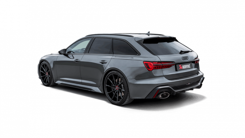 Audi RS6 Perf. C8 - LIGNE D'ÉCHAPPEMENT FULL SPORT DUPLEX AKRAPOVIC, 2022+