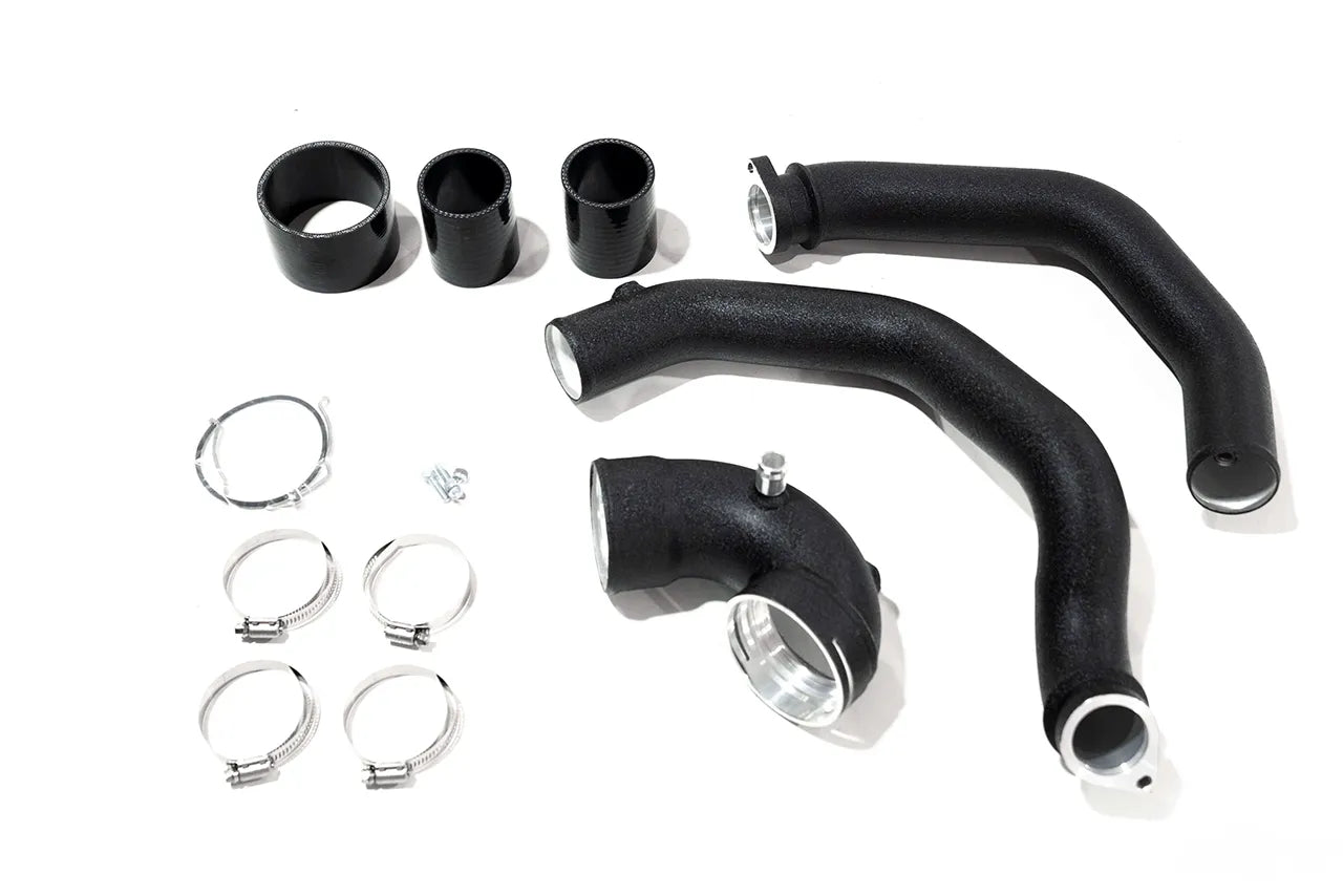 Aulitzky - Charge & Boost Pipe Aluminium noir, BMW M2/M3/M4 C/CS F87/F80/F82/F83 - S55