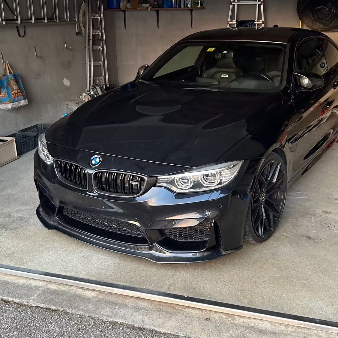Lame avant carbone CT, BMW M3/M4 F8X - Style V