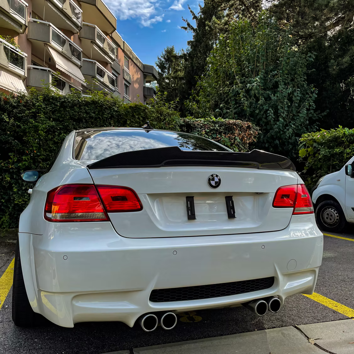 Becquet carbone CT, BMW E92 - Style PS