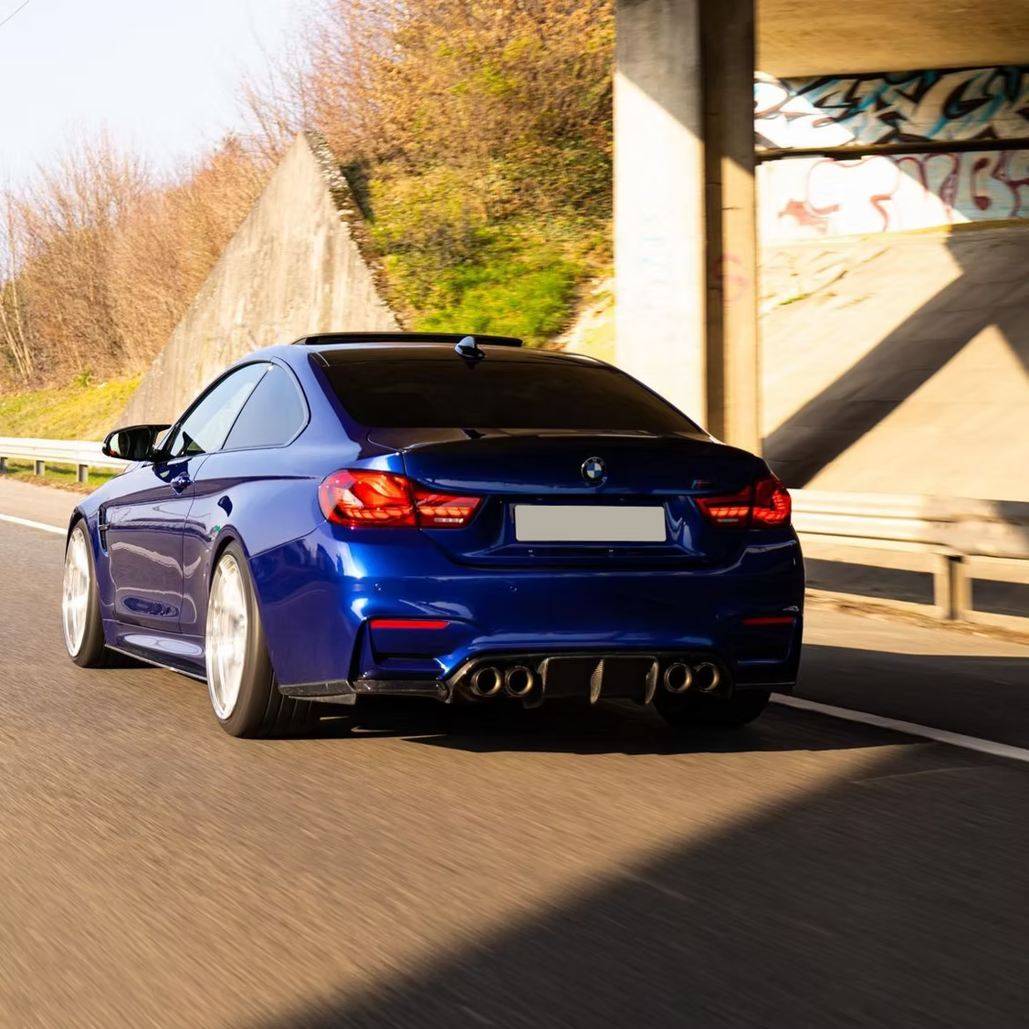Diffuseur carbone CT, BMW M3/M4 F8X - Style V
