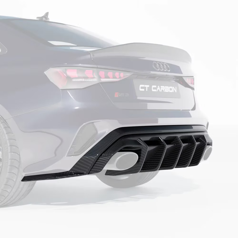 Diffuseur carbone CT - Audi RS3 25+ 8Y BERLINE - CT DESIGN