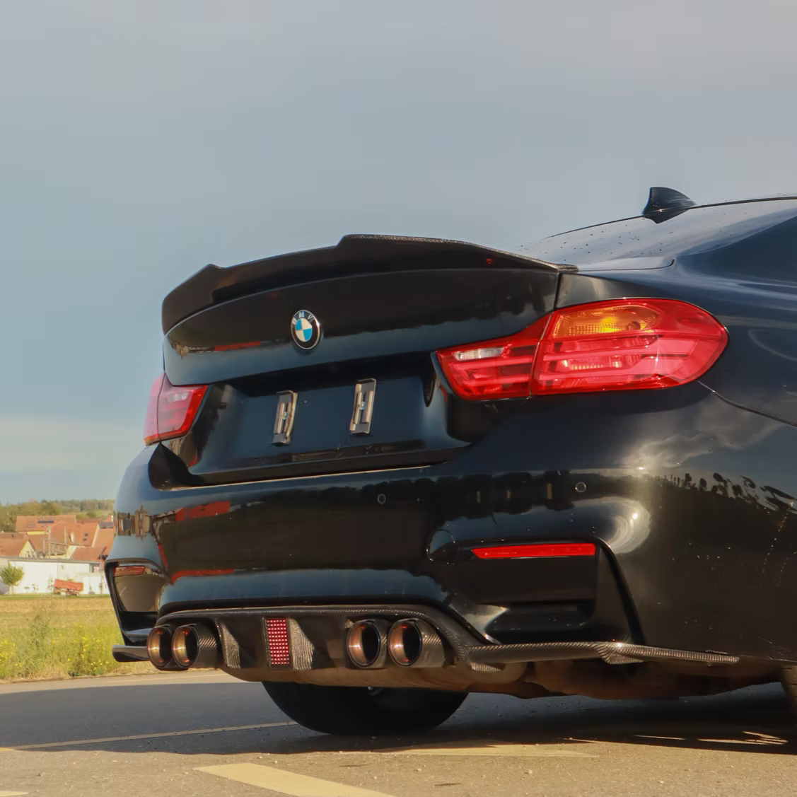 Diffuseur carbone CT, BMW M3/M4 F8X - Style DTM