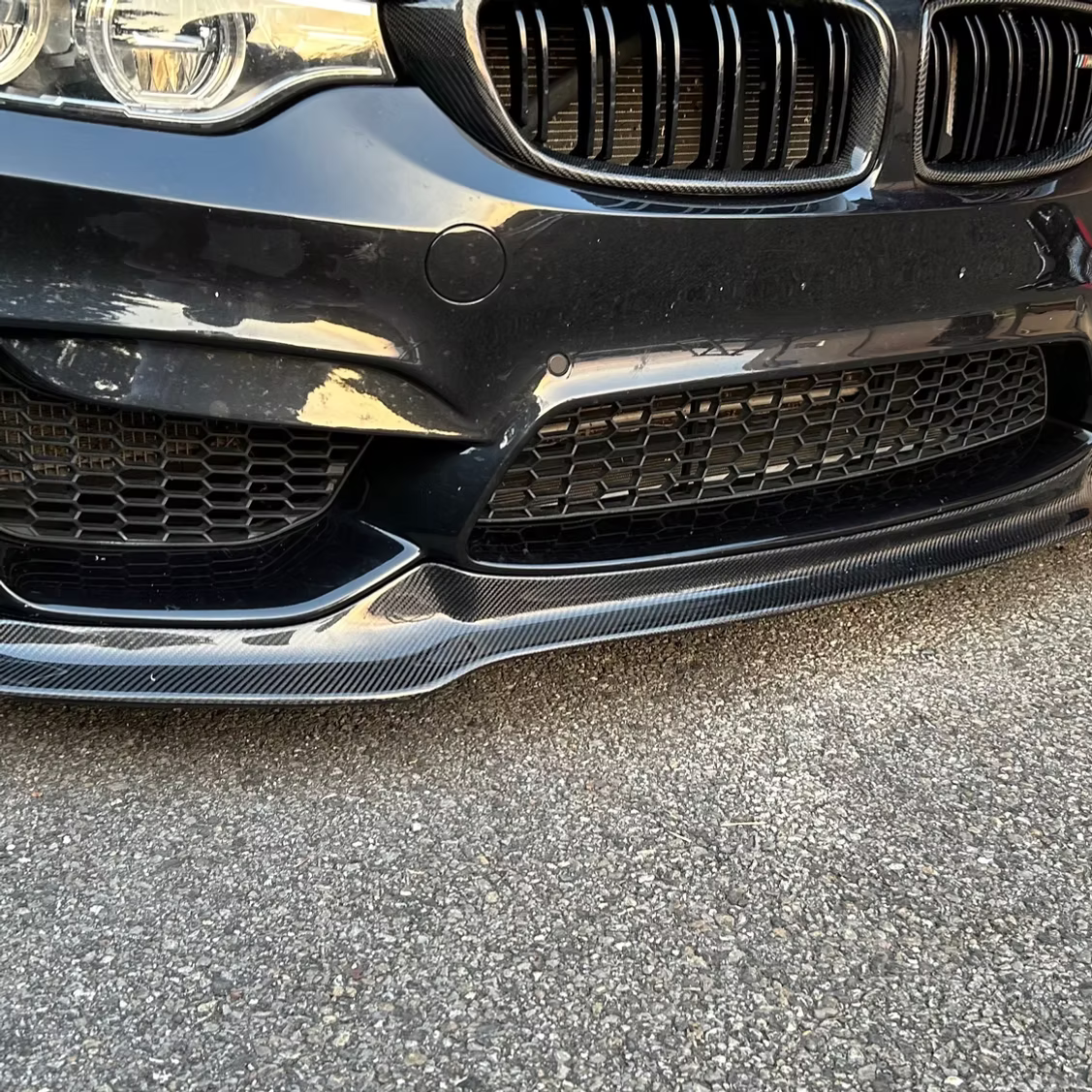 Lame avant carbone CT, BMW M3/M4 F8X - Style V