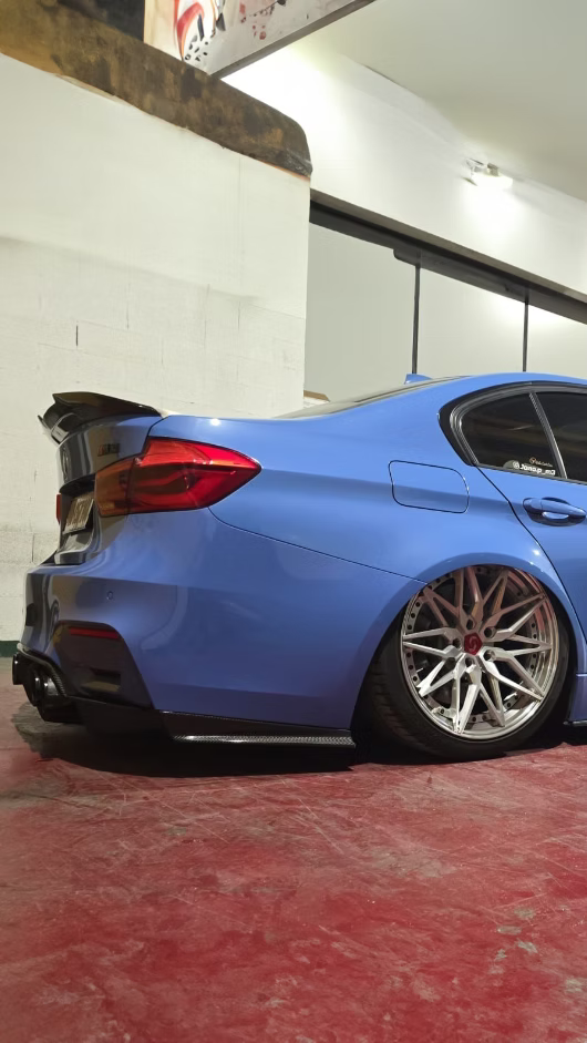 Diffuseur carbone CT, BMW M3/M4 F8X - Style PS