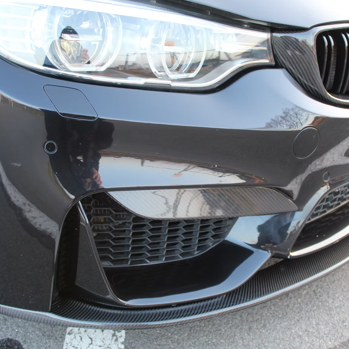 RAJOUT AVANT CARBONE CT, BMW M3/M4 F8X