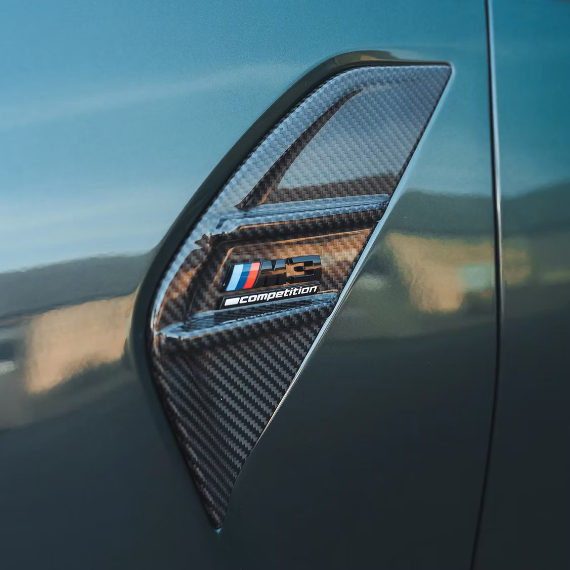 GARNITURES GARDE-BOUE LATÉRALES CARBONE CT, BMW M3/M4 G8X