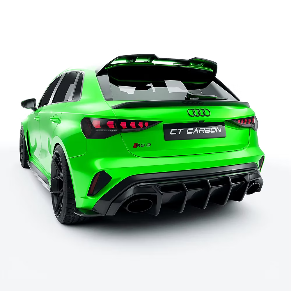 KIT COMPLET CARBONE SPORTBACK AUDI RS3 25 + 8Y - CT DESIGN