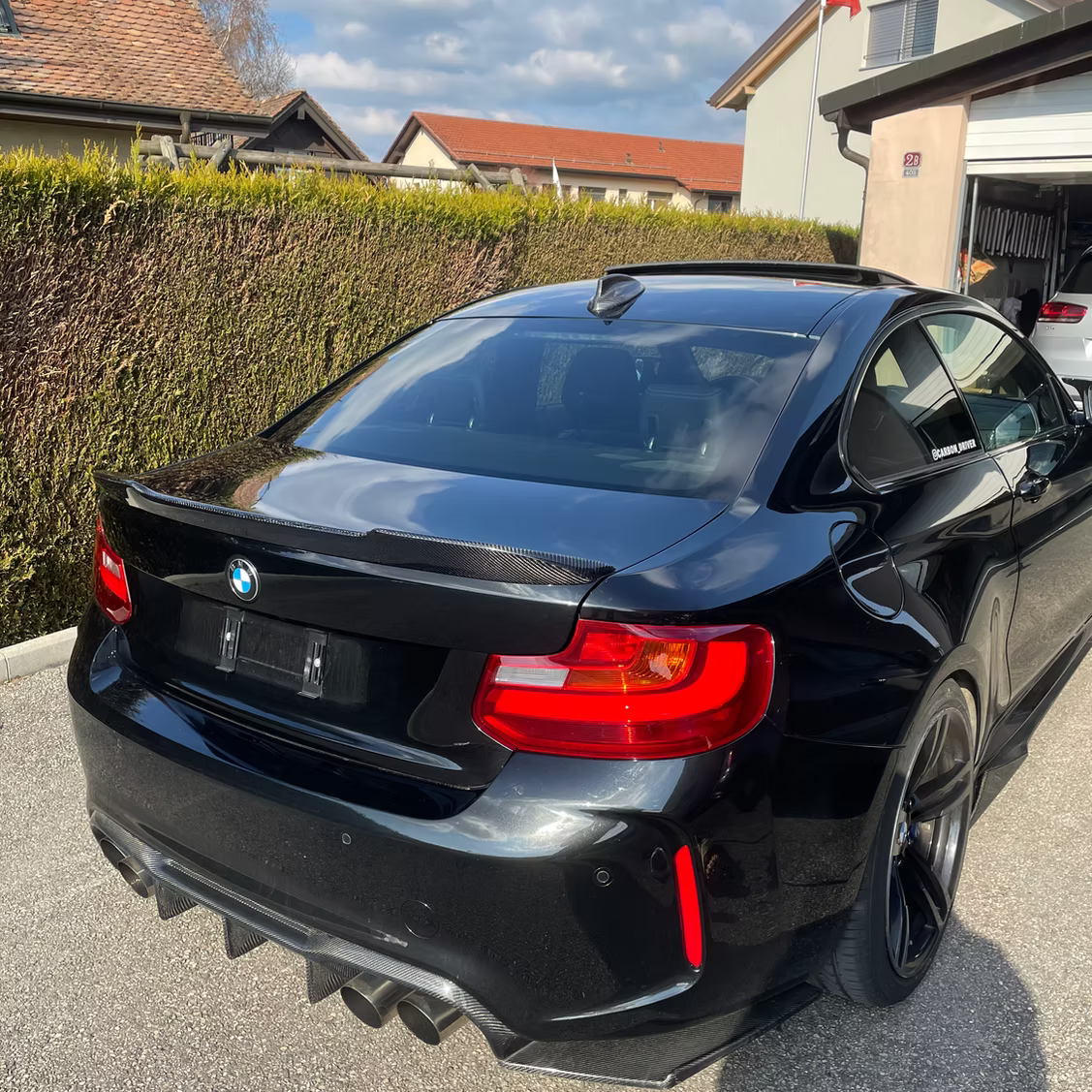 Diffuseur en carbone CT, BMW M2 F87 - Style MT