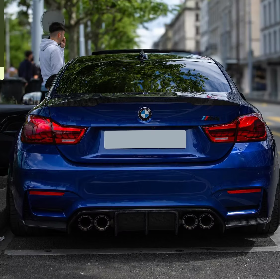 Diffuseur carbone CT, BMW M3/M4 F8X - Style V