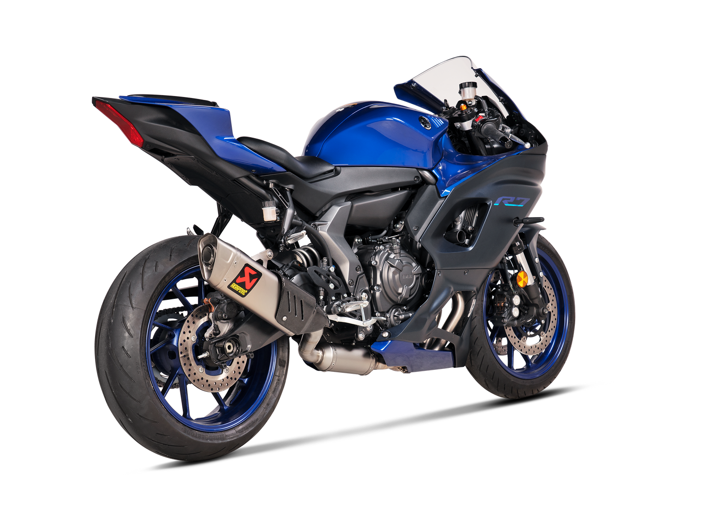 Ligne complète Akrapovič Racing Line 2-1 Yamaha R7 2022-24 (inox/titane)