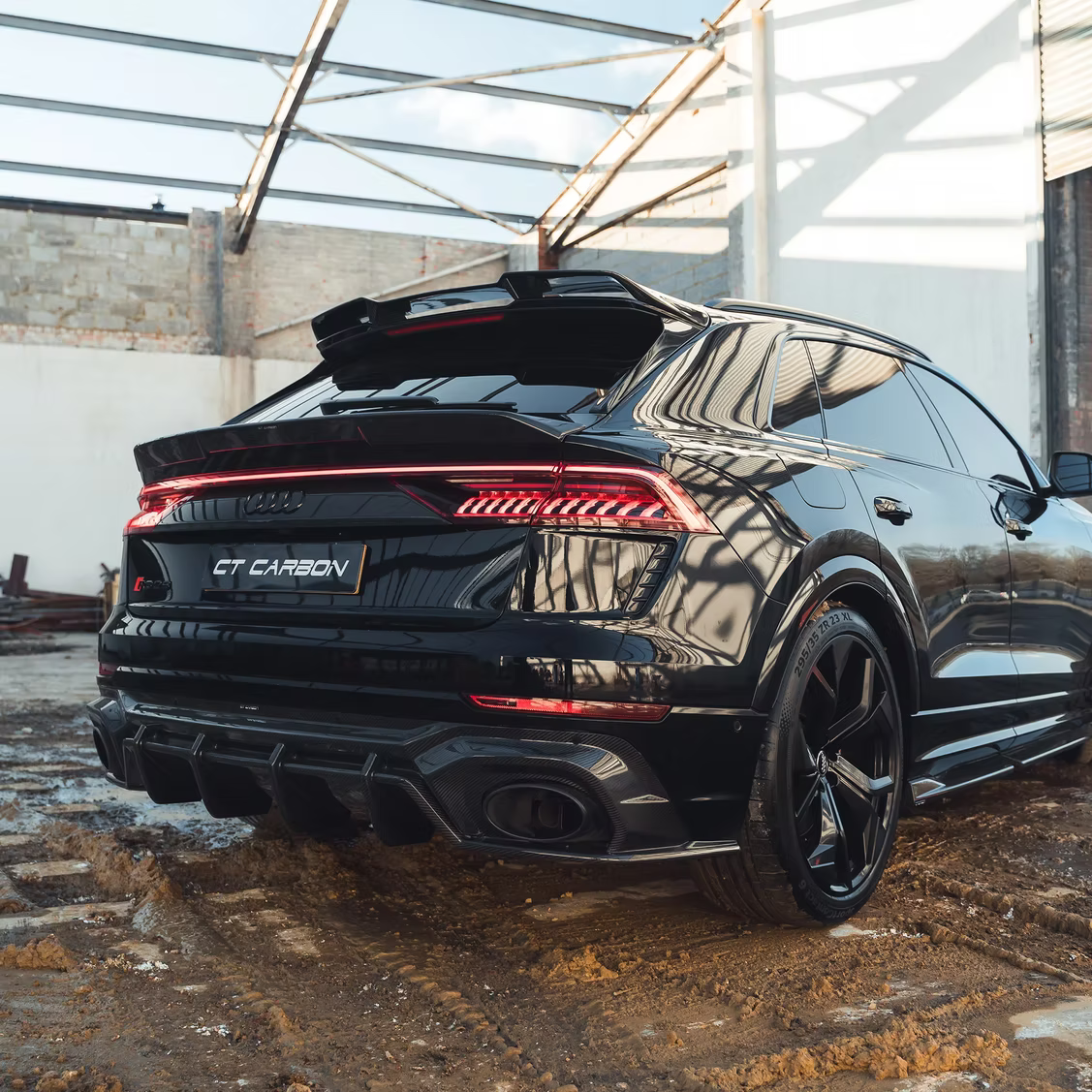 DIFFUSEUR CARBONE CT, AUDI RSQ8 - CT DESIGN