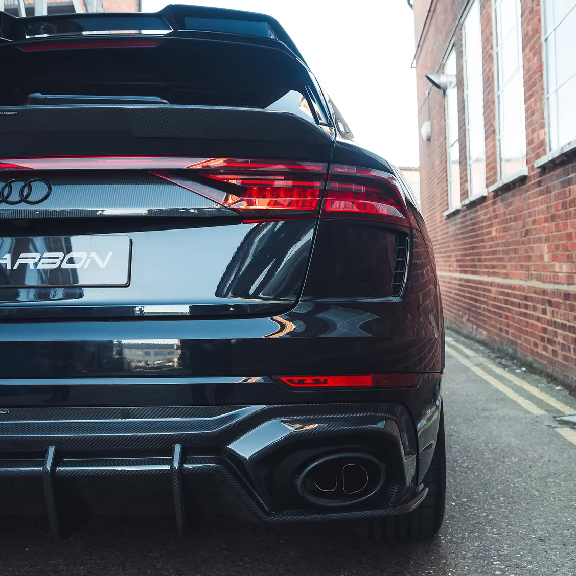 DIFFUSEUR CARBONE CT, AUDI RSQ8 - CT DESIGN