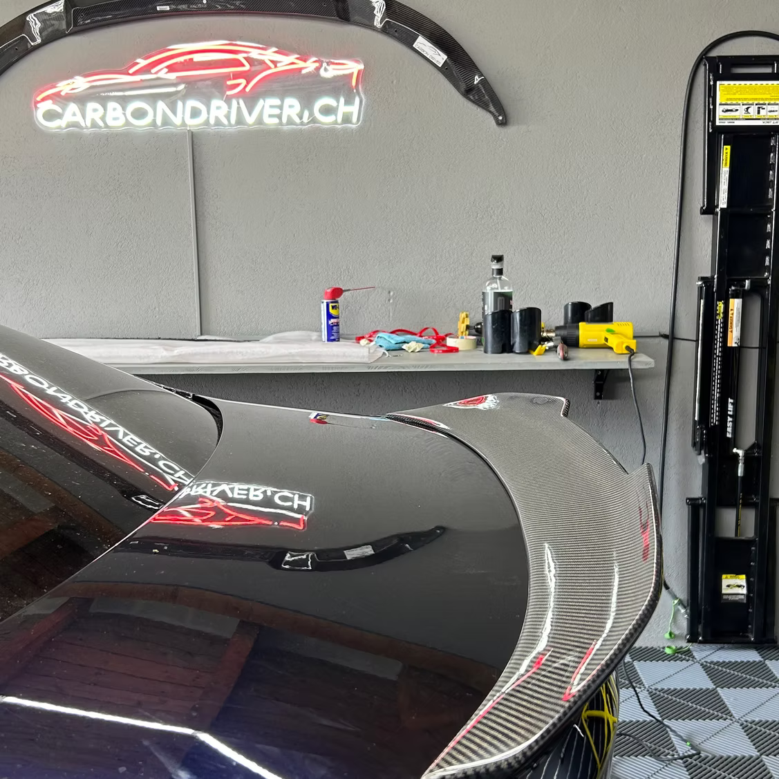 Becquet carbone CT, BMW F80 - Style PS