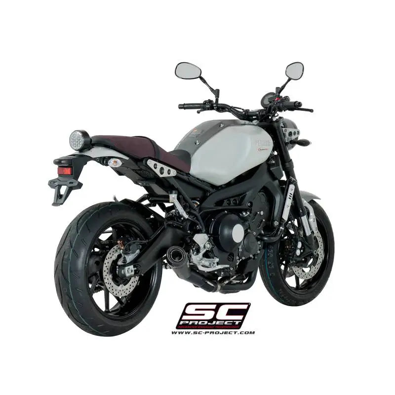 Ligne complète SC-Project Conic 3-1 Yamaha MT-09 2014-16 (inox noir mat) homologuée