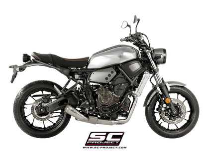 Ligne complète SC-Project CR-T 2-1 Yamaha MT-07 2017-20 (inox/titane) homologuée