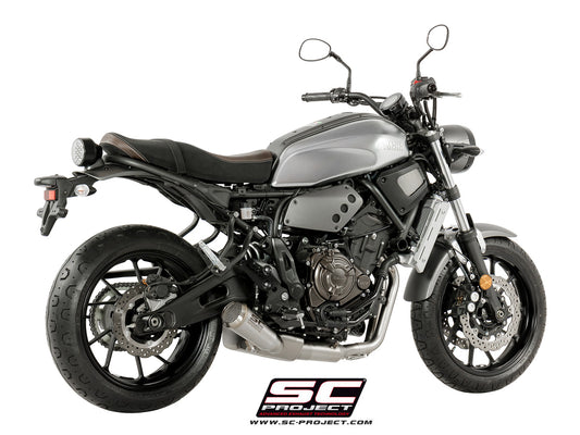 Ligne complète SC-Project Conico 70s 2-1 Yamaha XSR 700 2016-20 (inox) homologuée