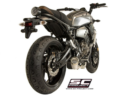 Ligne complète SC-Project Conico 70s 2-1 Yamaha MT-07 2013-16 (inox) homologuée
