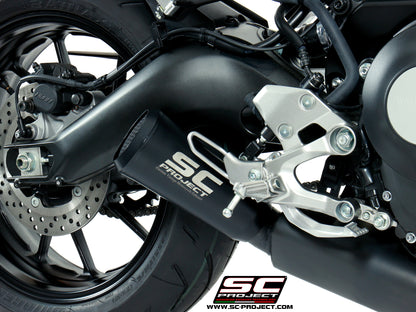 Ligne complète SC-Project Conico 70s 3-1 Yamaha XSR 900 2016-20 (inox noir mat) homologuée