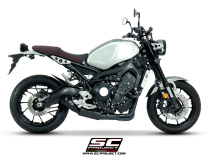 Ligne complète SC-Project Conico 70s 3-1 Yamaha XSR 900 2016-20 (inox noir mat) homologuée