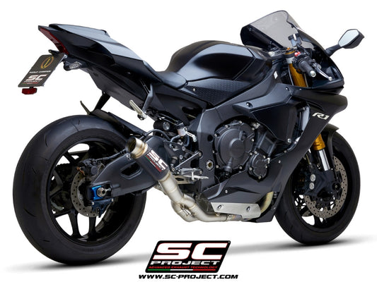 Demi-ligne SC-Project GP70-R décatalysée Yamaha YZF-R1 / M 2015-16 (titane)