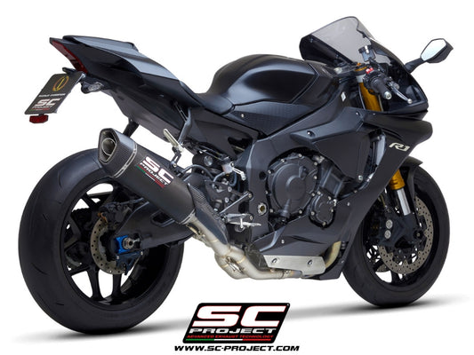 Demi-ligne SC-Project SC1-R décatalysée Yamaha YZF-R1 / M 2017-19 (titane, 350mm)