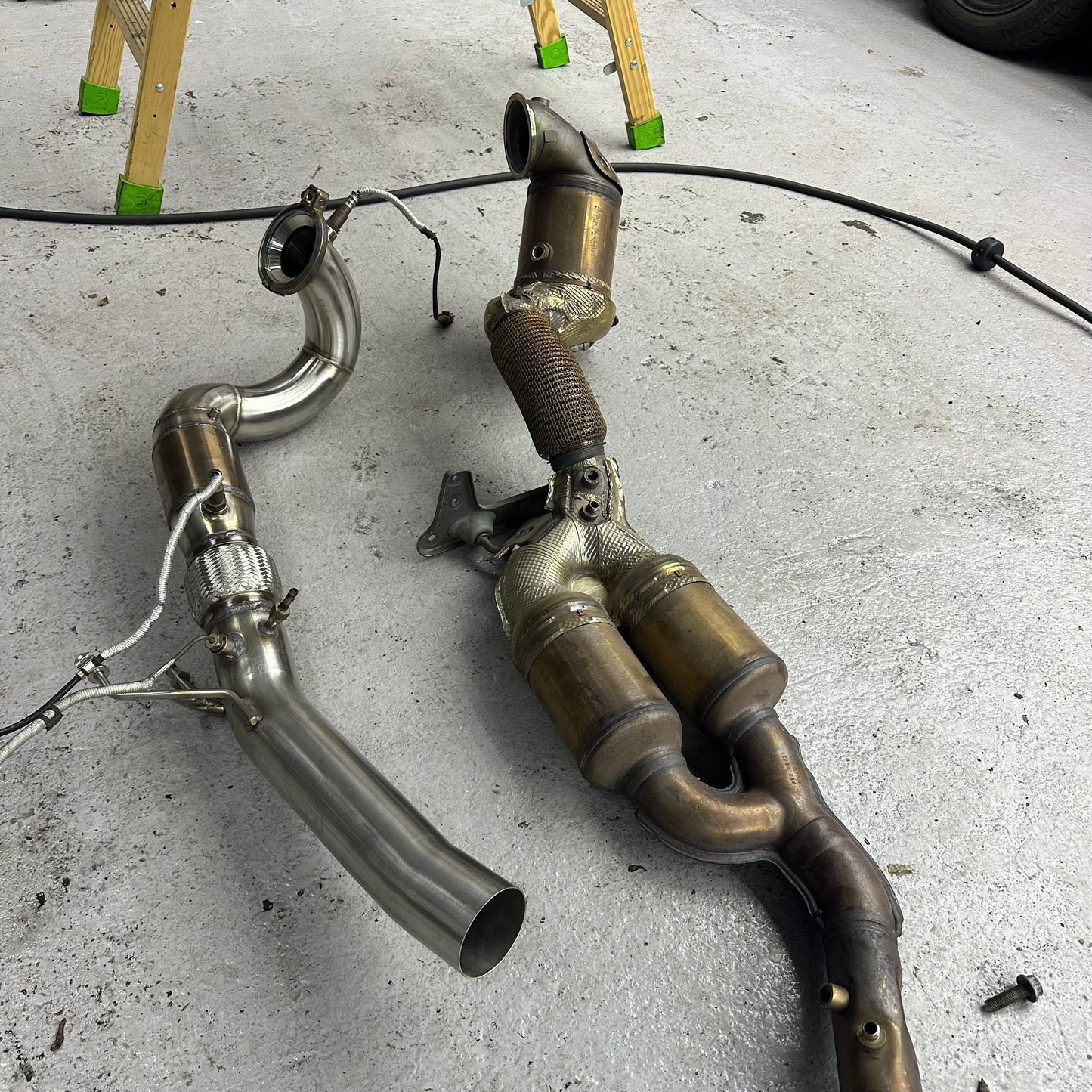 DOWNPIPE AVEC CATA SPORT SCORPION, GOLF 8R