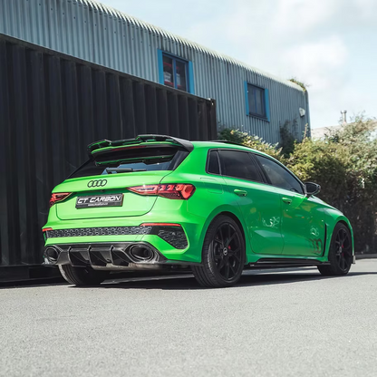Becquet en carbone CT, Audi S3/RS3 8Y Sportback