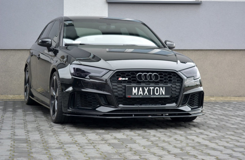 LAME DE PARE-CHOC AVANT MAXTON DESIGN V.1 - AUDI RS3 2017+ SPORTBACK