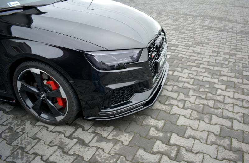 LAME DE PARE-CHOC AVANT MAXTON DESIGN V.1 - AUDI RS3 2017+ SPORTBACK