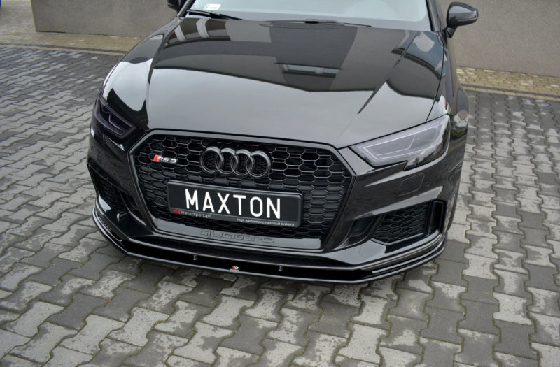 LAME DE PARE-CHOC AVANT MAXTON DESIGN V.1 - AUDI RS3 2017+ SPORTBACK