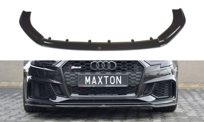 LAME DE PARE-CHOC AVANT MAXTON DESIGN V2 - AUDI RS3 2017+ SPORTBACK