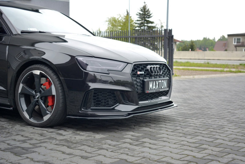 LAME DE PARE-CHOC AVANT MAXTON DESIGN V2 - AUDI RS3 2017+ SPORTBACK