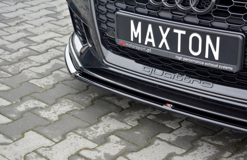 LAME DE PARE-CHOC AVANT MAXTON DESIGN V2 - AUDI RS3 2017+ SPORTBACK