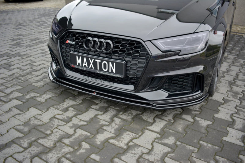 LAME DE PARE-CHOC AVANT MAXTON DESIGN V2 - AUDI RS3 2017+ SPORTBACK