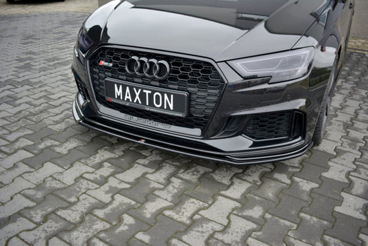 LAME DE PARE-CHOC AVANT MAXTON DESIGN V2 - AUDI RS3 2017+ SPORTBACK